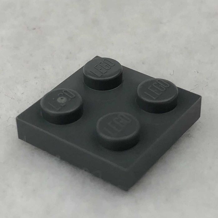 LEGO płytka 2x2 ciemny szary 3022