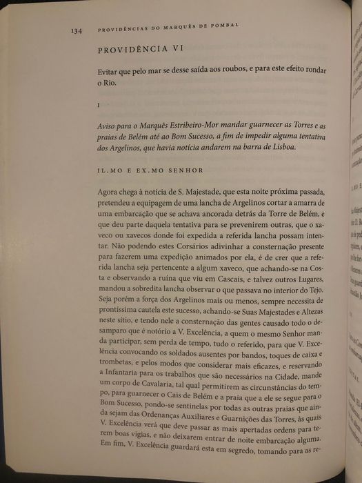 1755 O Grande Terramoto de Lisboa. Providências do Marquês de Pombal