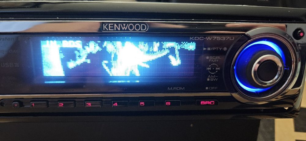 Kenwood KDC-W7537U delfinki, DAC WOLFSON, 2XRCA, Bt LDAC, pilot
