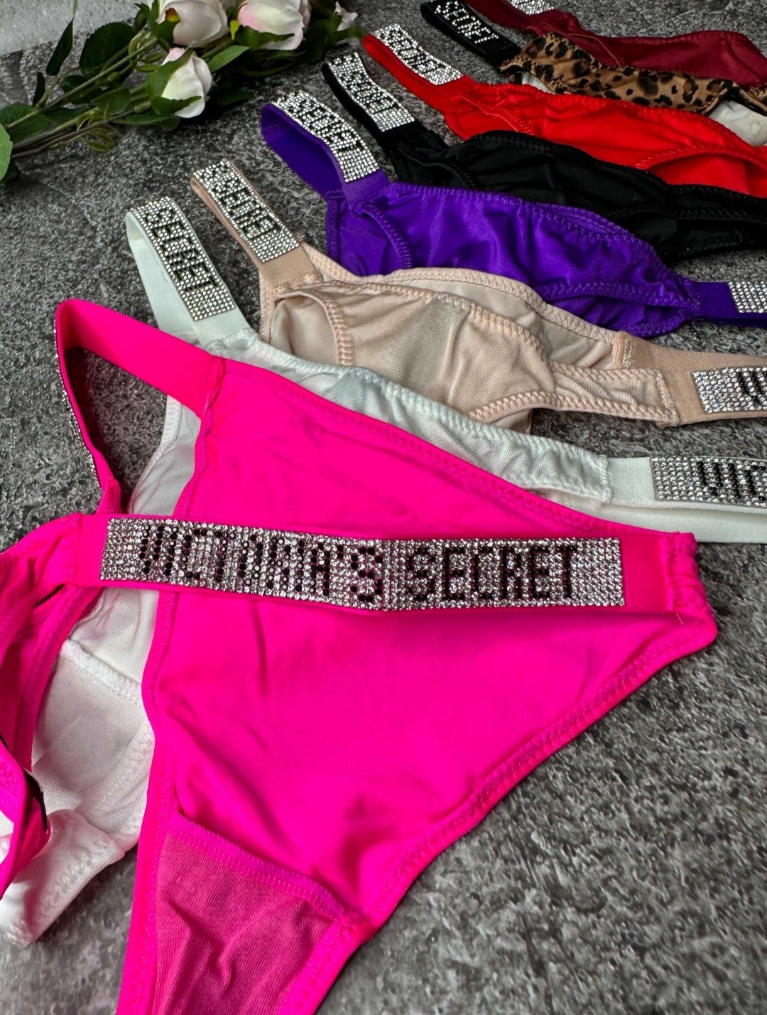 Жіночі трусики Victoria's Secret зі стразами, стрінги бразиліани: 180 ...