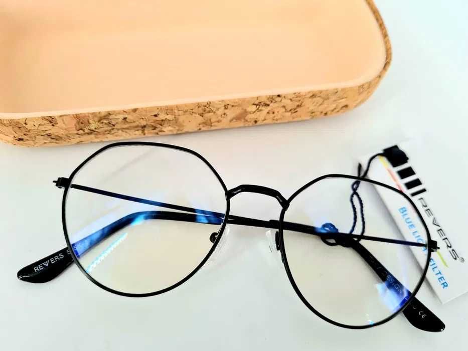 Revers NOWE okulary zerówki do komputera modne