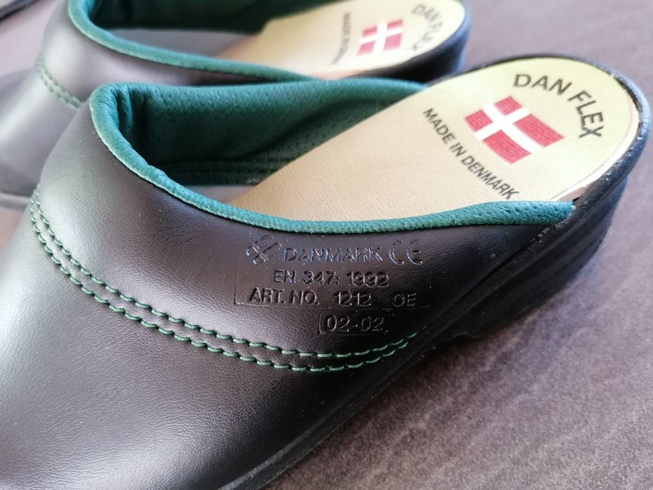 Oryginalne duńskie buty, klapki, hodaki