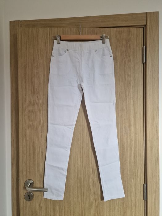 White Skinny Trousers