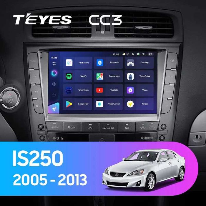 Lexus IS250 200d 220d Android Auto Carplay