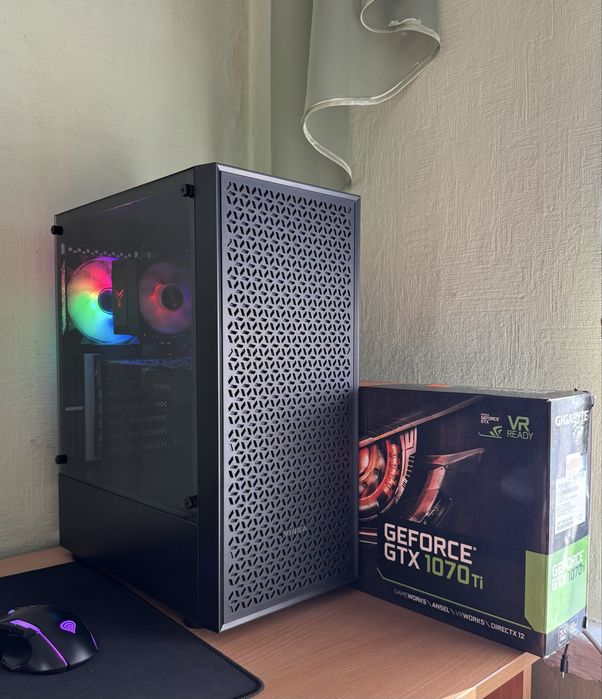 Ігровий ПК ryzen 5 5500 GTX 1070ti 8gb продаж/обмін