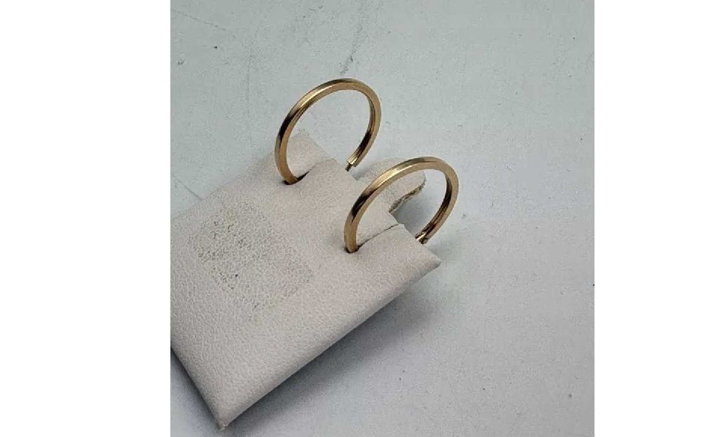 złote kolczyki 585 1,14G