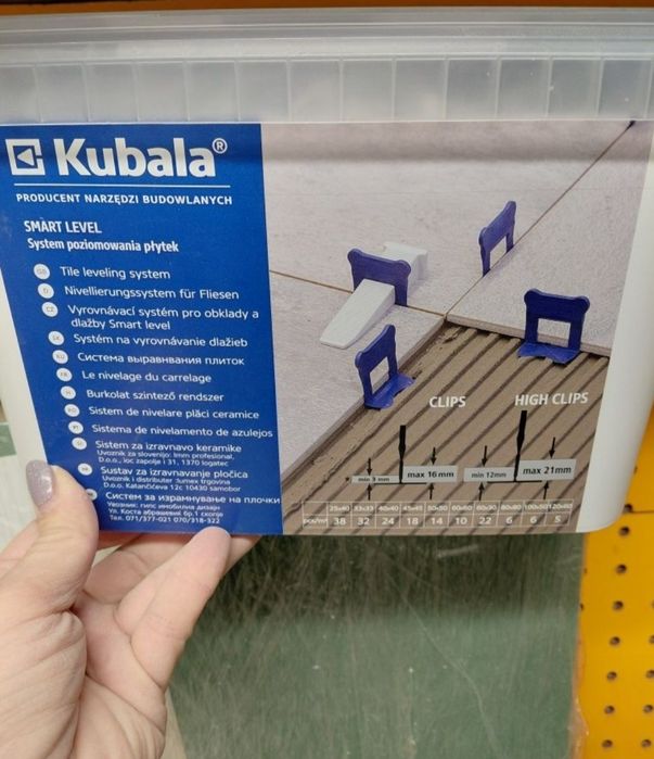 Kliny kubala Smart Level  100 szt