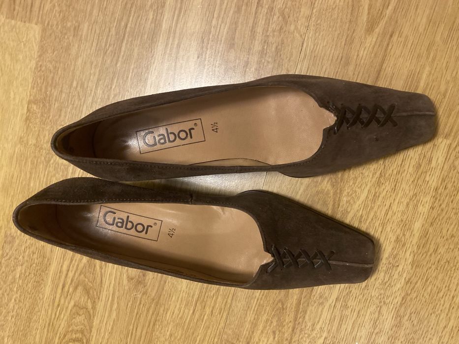 Zamszowe buty damskie Gsbor 4,5