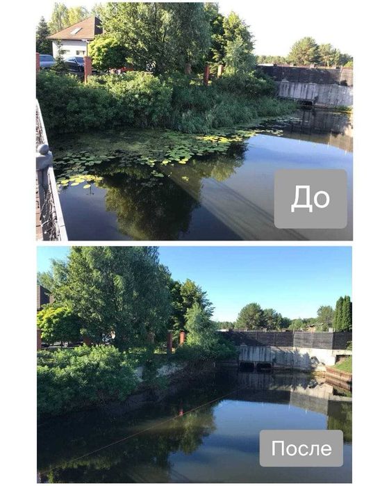 Очистка водоемов Плавающий экскаватор Земснаряд Намыв песка Пляжи