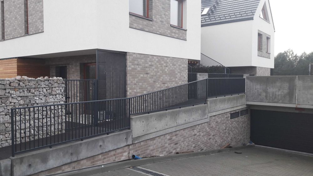 BALUSTRADA BALUSTRADY nowoczesne aluminiowe stalowe  CYNKOWANE