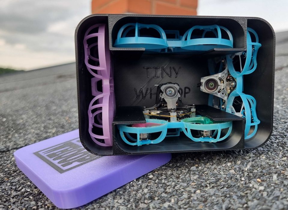 Etui na TinyWhoop 65mm quad case for 4x Air65 / Meteor65 Pro wydruk