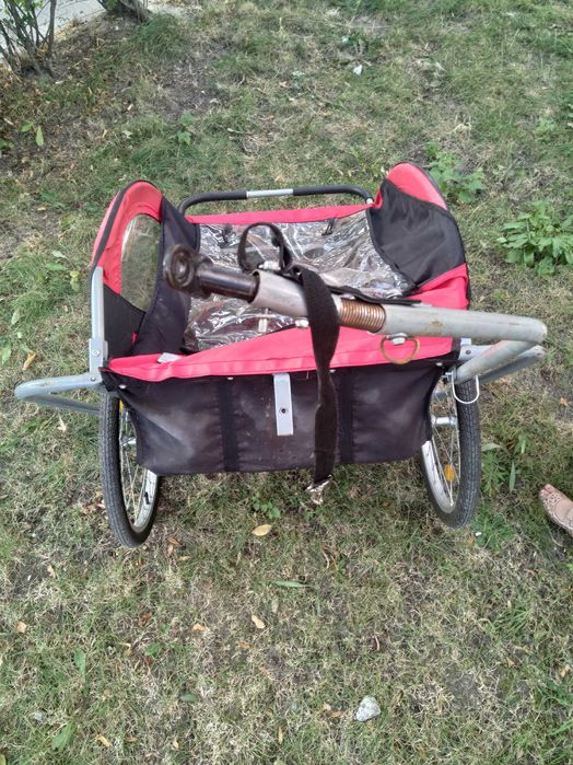 Riksza , wózek ,przyczepka do roweru na 2 dzieci do około 4 lat