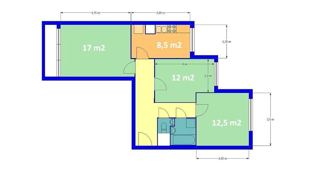 Mieszkanie 63,6 m² / Horbaczewskiego / Gądów Mały / Bez pośredników ! - Widok 5