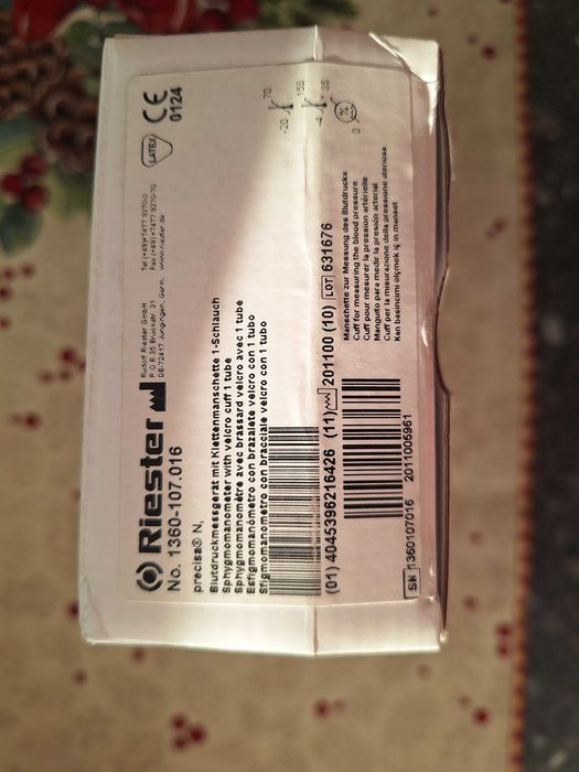 Riester Precisa N 24-32 cm Ciśnieniomierz zegarowy dla lekarzy czarny