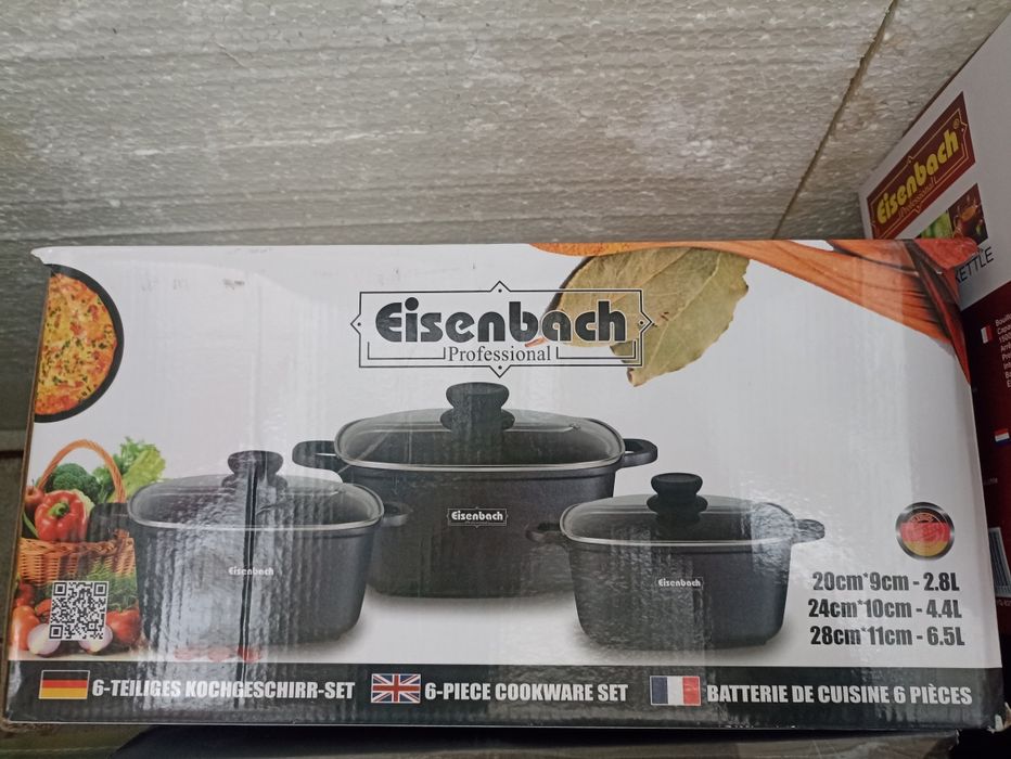 Кстрюлі з ганітним покриттям.