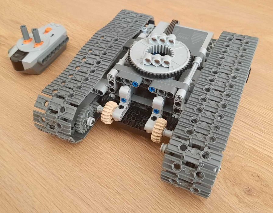 Instrukcja budowy LEGO TECHNIC 42006 podwozie gąsienicowe MOC full RC