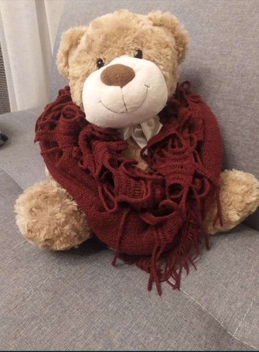 Комплект - шапка, шарф, рукавички - для яскравих дівчат!