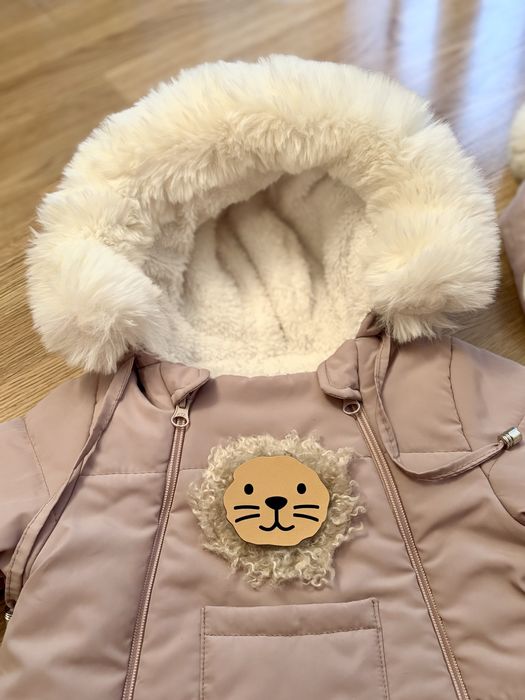 Зимовий комбінезон, комбінезон конверт дитячий дуже теплий 0-6 місяців