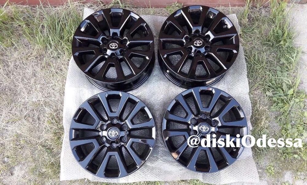 Оригинальные Черные диски R18 6x139.7 Toyota Land Cruiser Prado 150