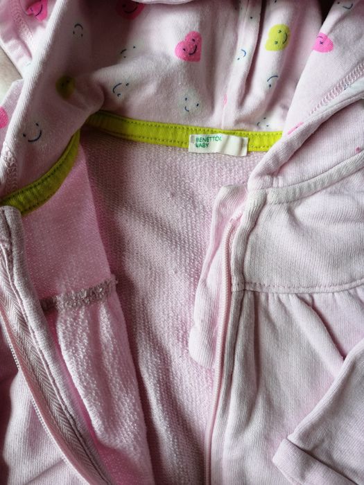 Różowa bluza 74 rozmiar + gratis