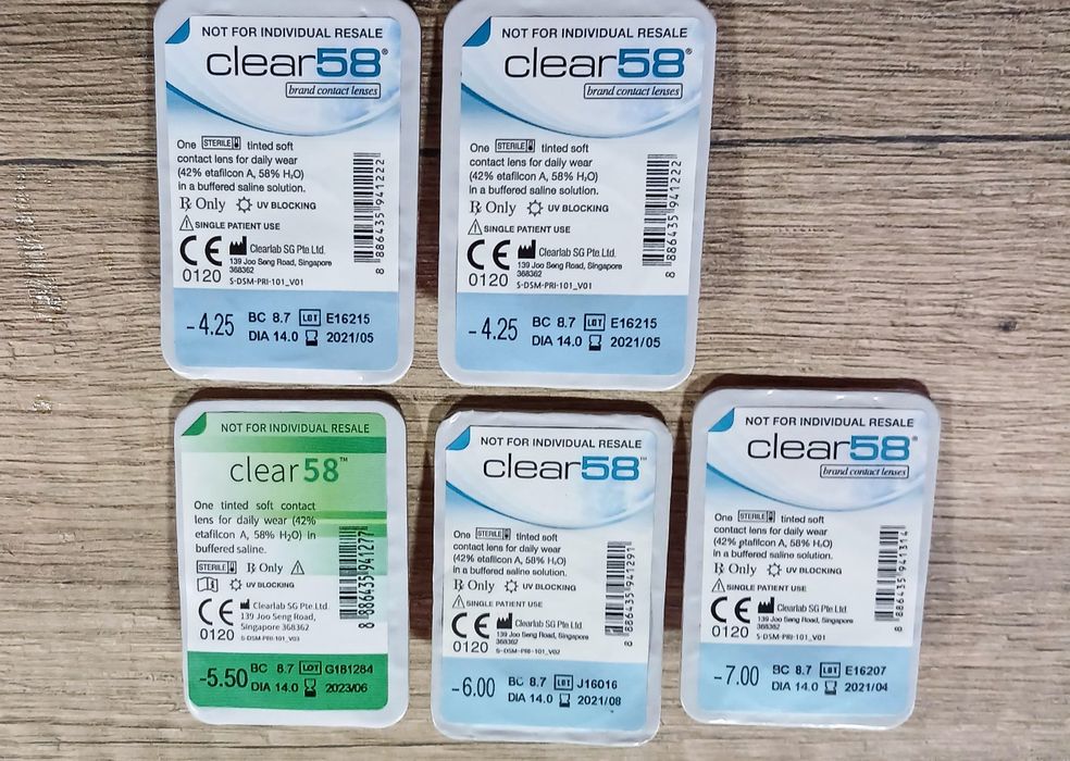 Контактні лінзи Clear 58 ClearLab