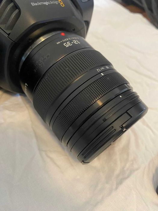 Bmpcc 4k Black Magic Pocket Cinema 4k + Objetiva LUMIX G H-HSA12035