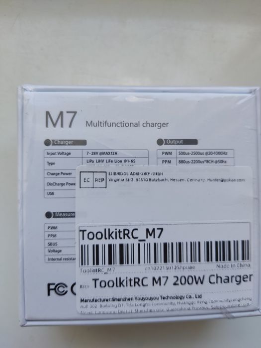 Uniwersalna ładowarka ToolkitRC M7