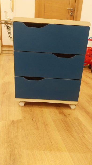 Secretária + módulo gavetas