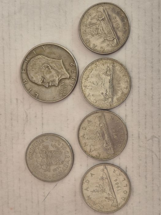 Монети Канада, США, Німеччини