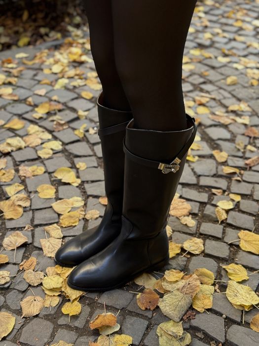 Чоботи ерме Hermes сапоги труби ермес 39