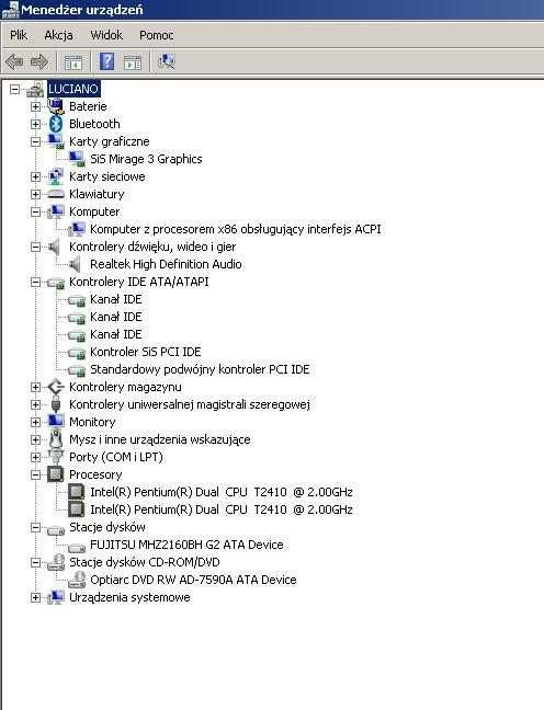 Fujitsu Siemens ESPRIMO Mobile V5535, RAM 2GB, HDD 160 GB, DVD