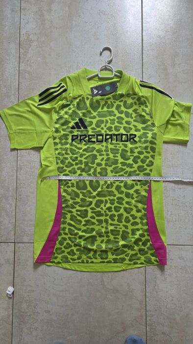 Koszulka techniczna męska Adidas  zielona roz.M