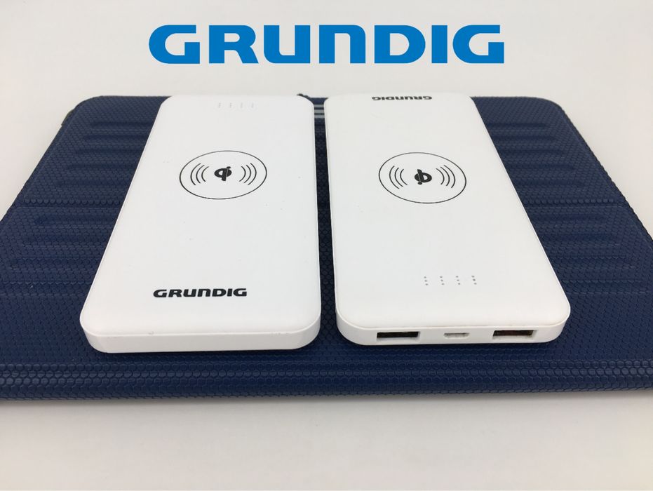 Повербанк Powerbank Grundig 8000 mAh безпроводная зарядка оригинал