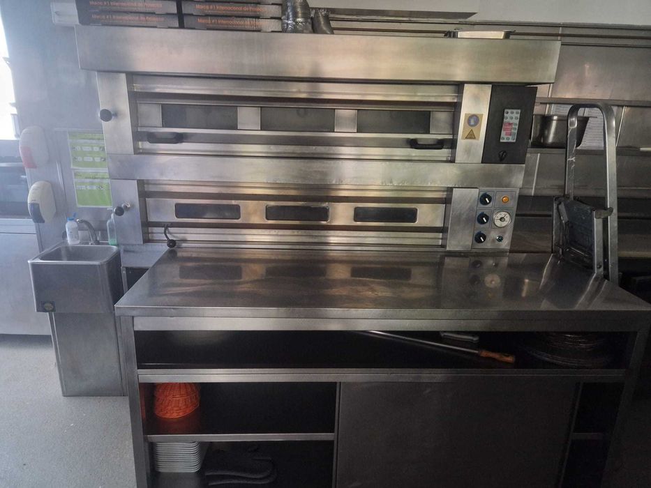 2 Fornos de pizza / pão / para restaurante e outros equipamentos