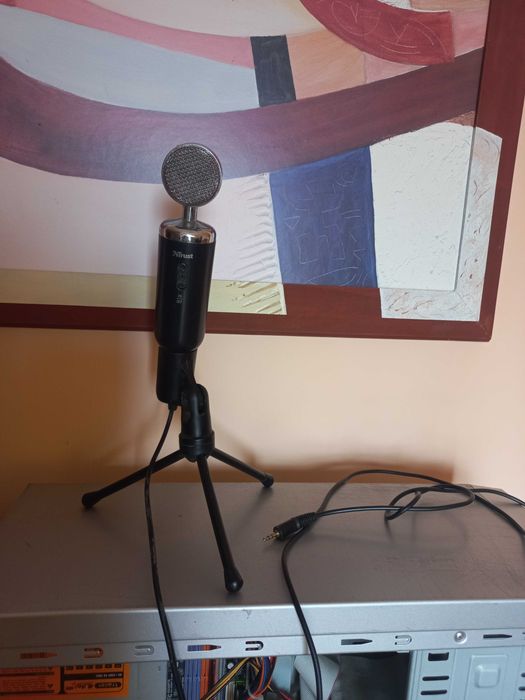 Mikrofon Trust madell  21672 !Jakość dźwięku!Do komputera i nie tylko