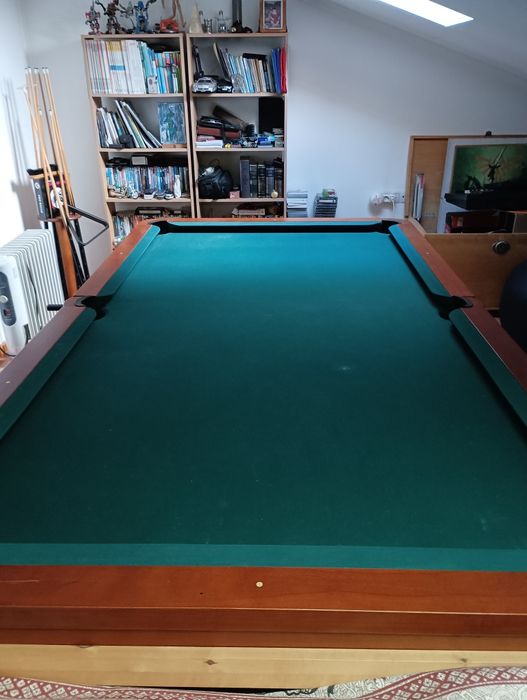 Mesa de snooker/bilhar + acessórios