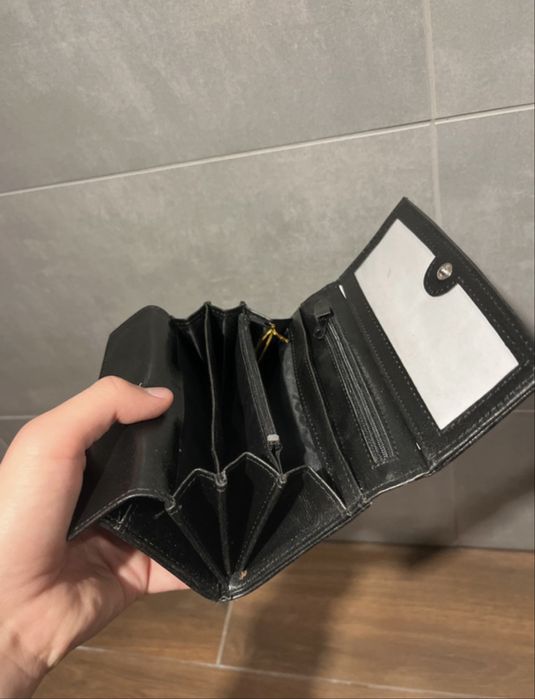 Portfel czarny Nicole elegancki