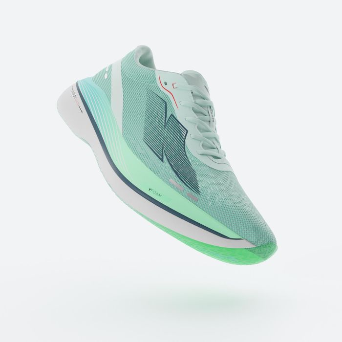 Sapatilhas de Corrida com Placa de Carbono Homem Kiprun KD900X.2 Verde