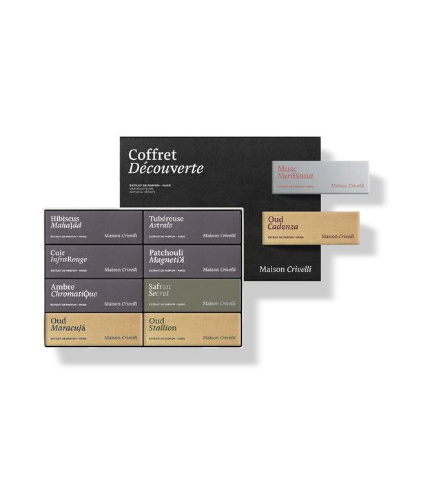 Maison Crivelli, Musc Nurasana, Oud Maracuja, Hibiscus Mahajad