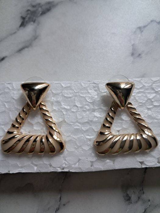 Біжутерія- сережки з емалю, кольцо