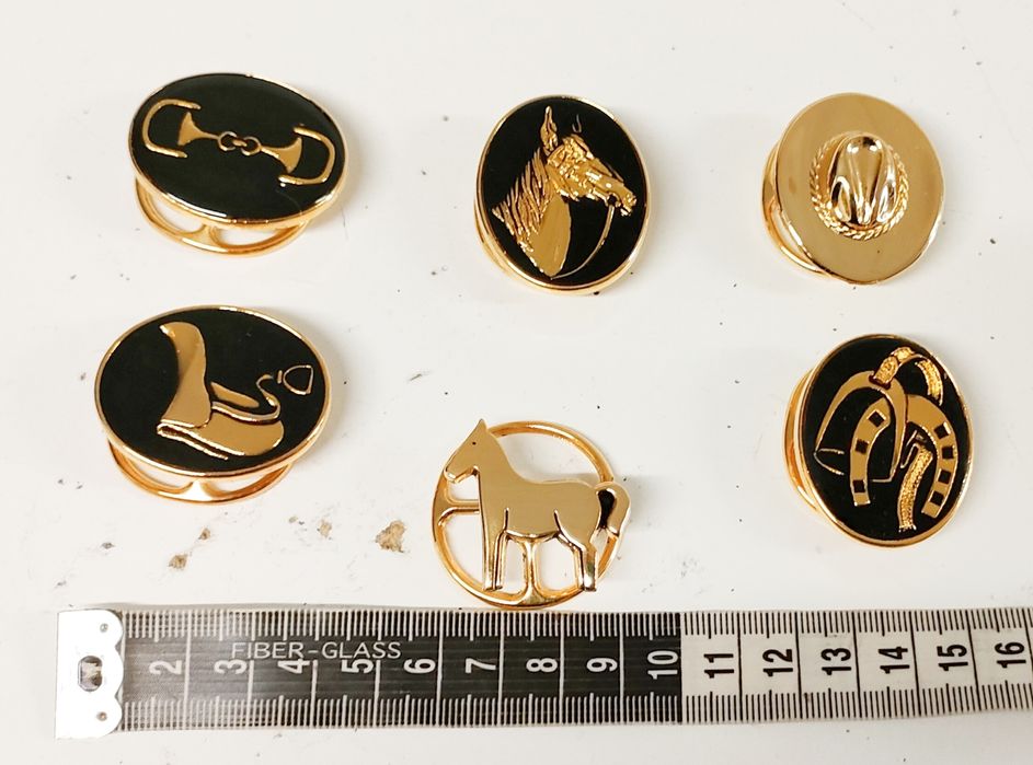 Aplicação para lenço, motivos equestres