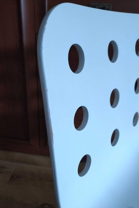 Krzesło Ikea JULES obrotowe kolor biały