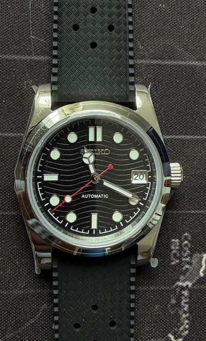 Relogio Automatico Seiko Mod Black Seamaster