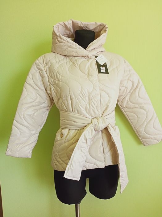 Куртка 3/4 рукав, весна, беж