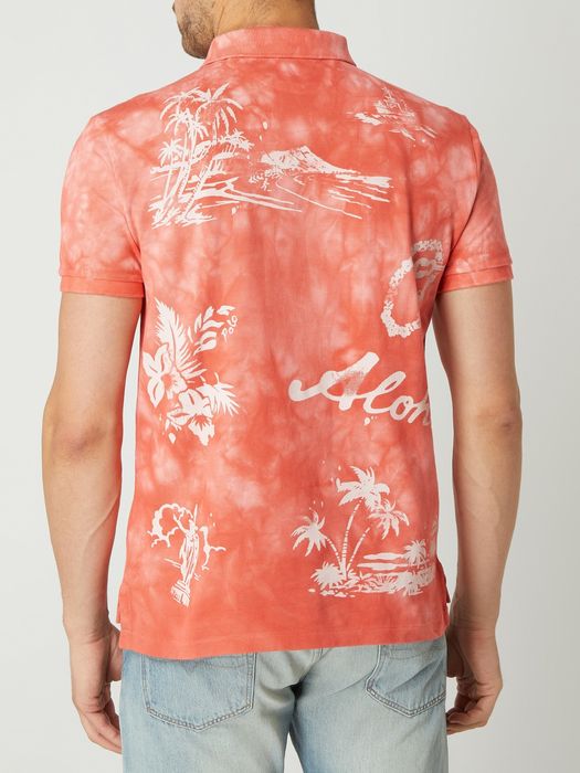 Рубашка Футболка Поло Polo Ralph Lauren Hawaii print p-p S-M