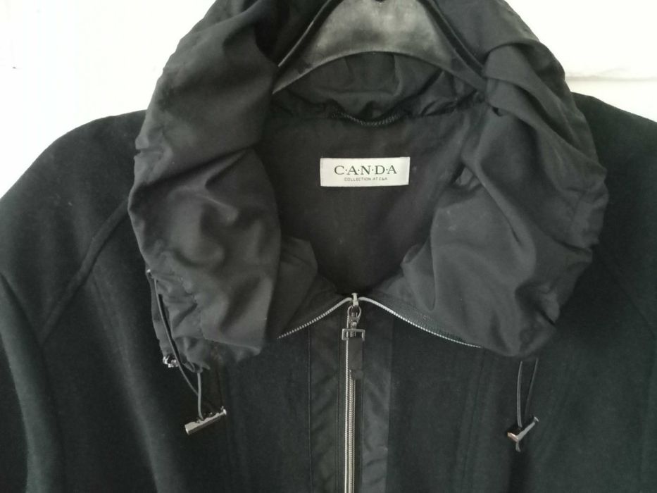 czarna kurteczka bez podszewki-L-XL
