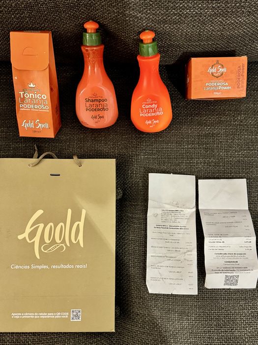 Novo Tónico Poderoso da Gold Spell. Kit completo. Novidade.