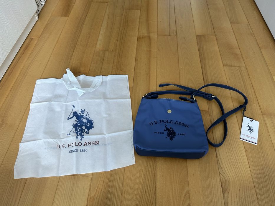 U.S. Polo Assn. Torebka Na Ramię, niebieska, nowa. Polecam!