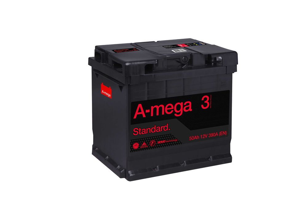 Akumulator A-mega 3 50AH 420A 12V P+ amega