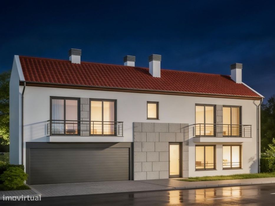 Apartamento T1novo, moderno, sala cozinha em open space na Pedernei...